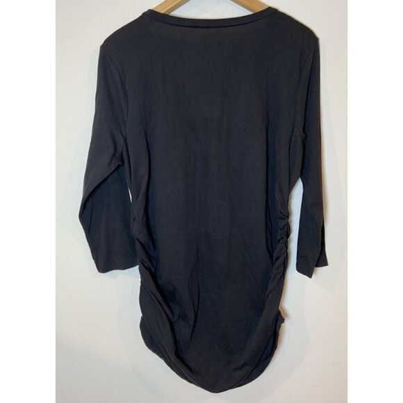 NWT Motherhood Maternity Plus Shirt Halloween Black Orange Size XL New - Picture 3 of 5